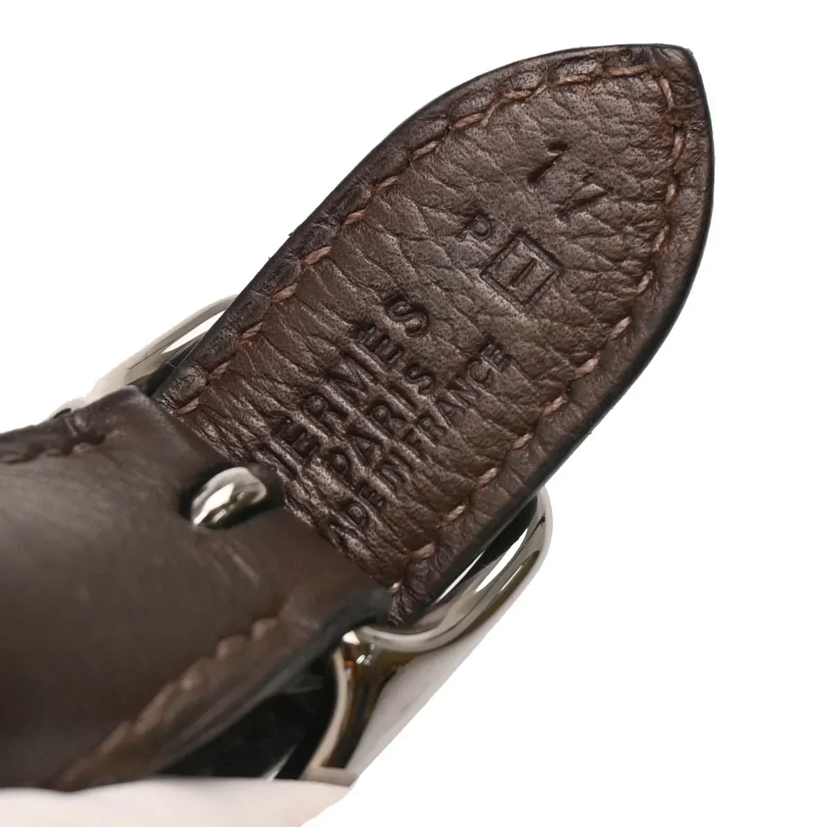 Hermes 2005 Chocolat Evercalf Trim 24 Handbag - Image 10