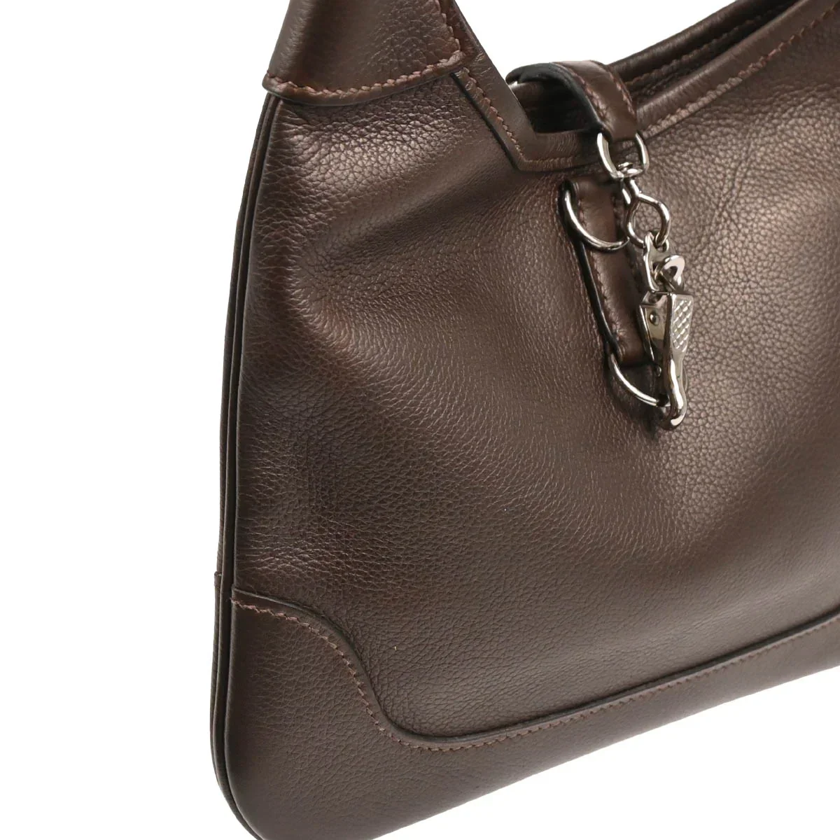 Hermes 2005 Chocolat Evercalf Trim 24 Handbag - Image 3
