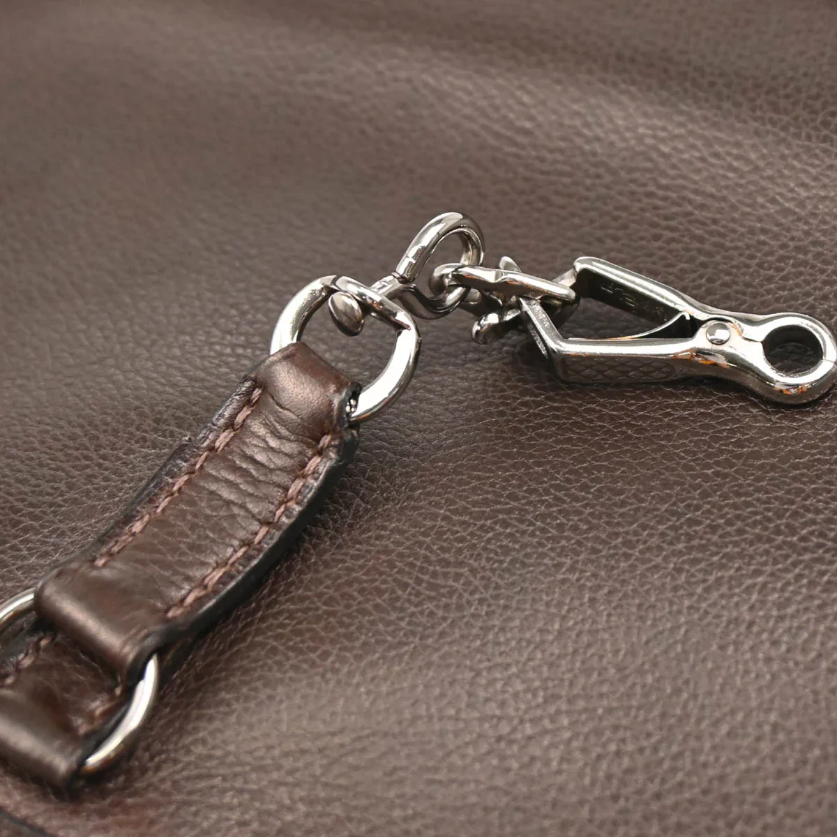 Hermes 2005 Chocolat Evercalf Trim 24 Handbag - Image 7