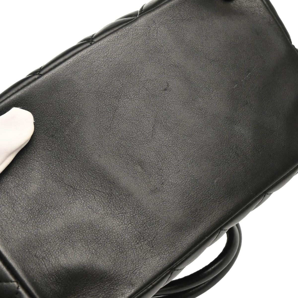 Chanel 2008-2009 Black Calfskin Cambon Ligne Tote Handbag - Image 4