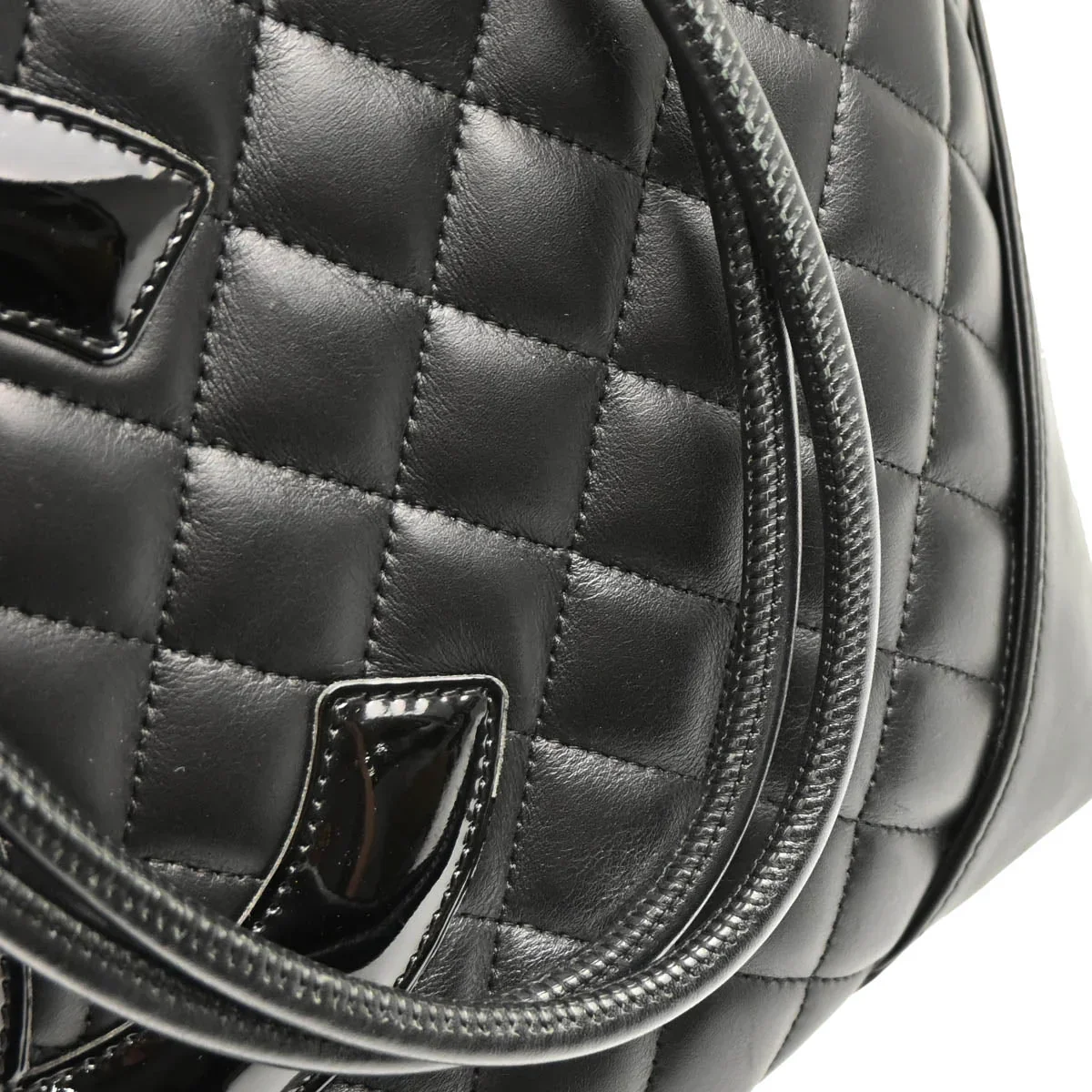 Chanel 2008-2009 Black Calfskin Cambon Ligne Tote Handbag - Image 5