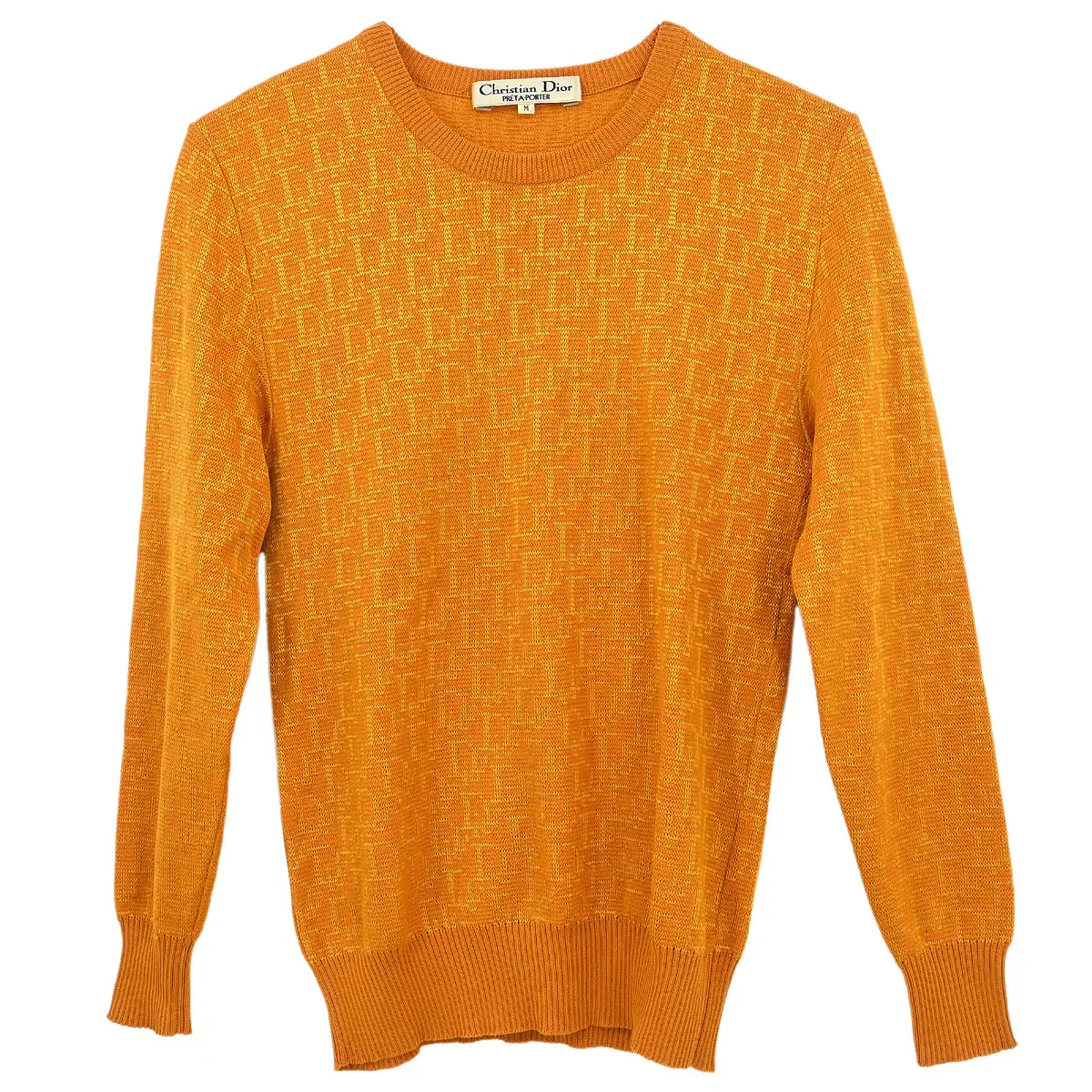 Christian Dior Top Sweater Trotter Light Brown #M