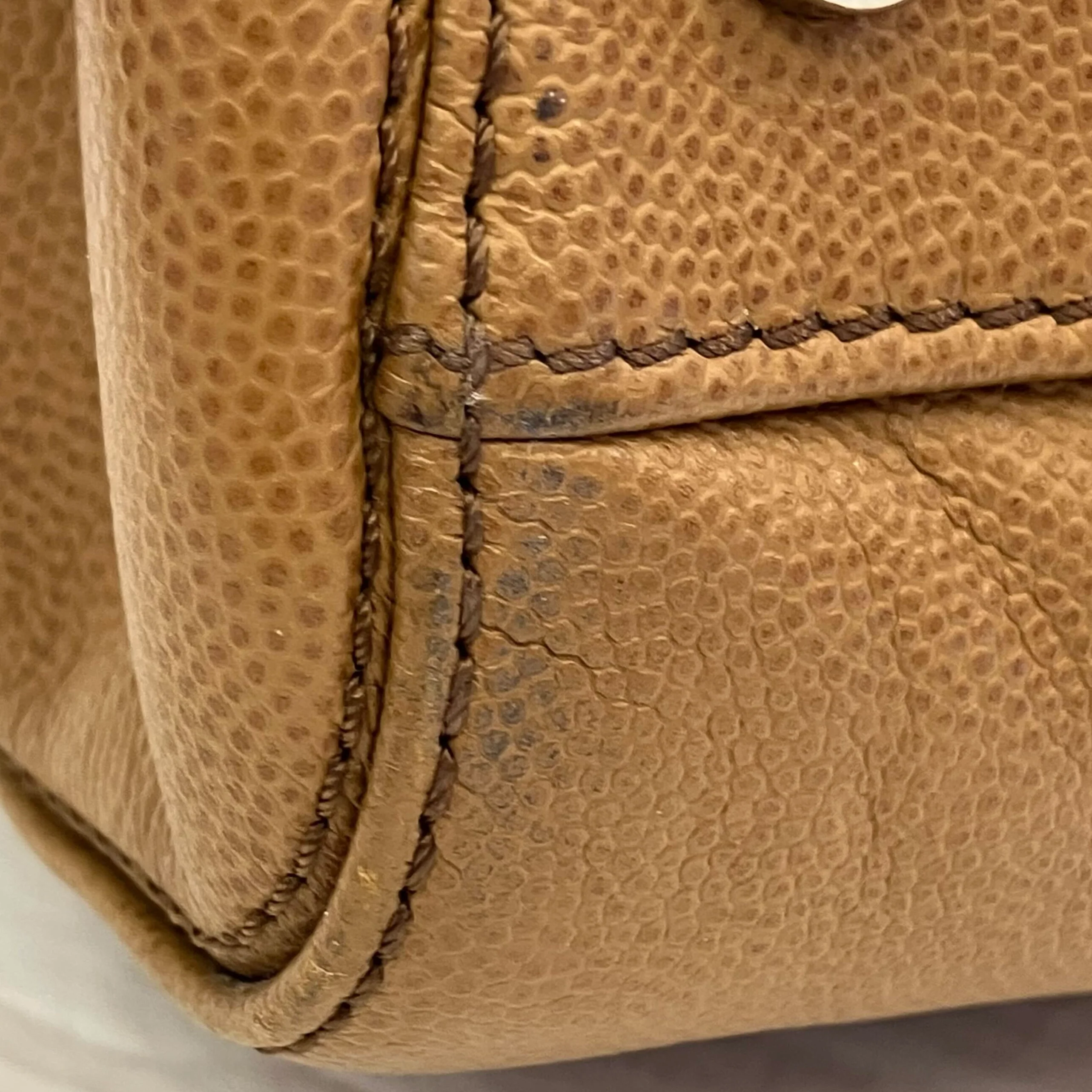Chanel 2015-2016 Brown Caviar Executive Cerf Tote Bag 2way - Image 13