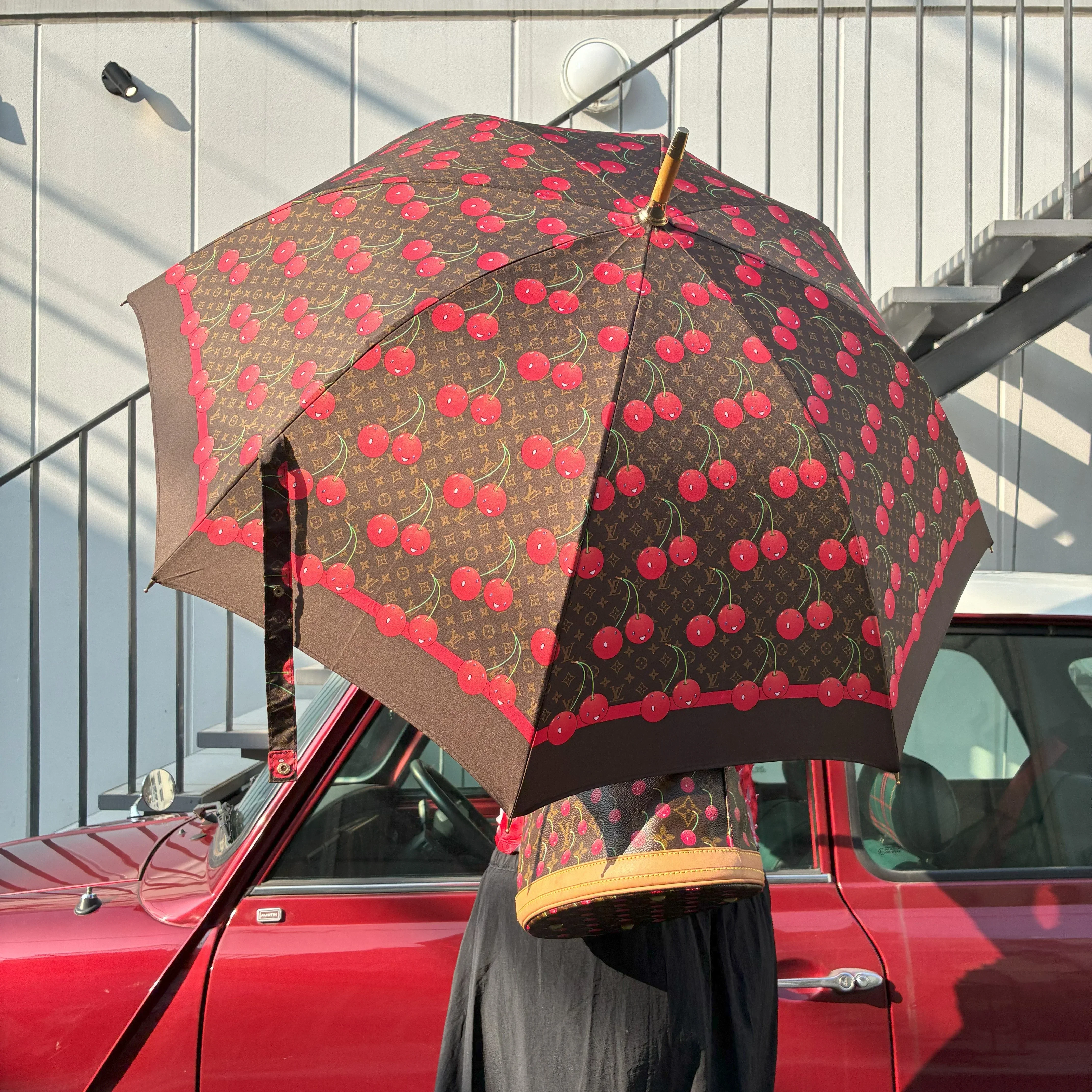 Louis Vuitton Monogram Cherry Parapluie Umbrella M70125