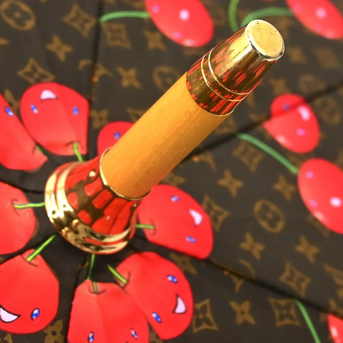 Louis Vuitton Monogram Cherry Parapluie Umbrella M70125 - Image 4