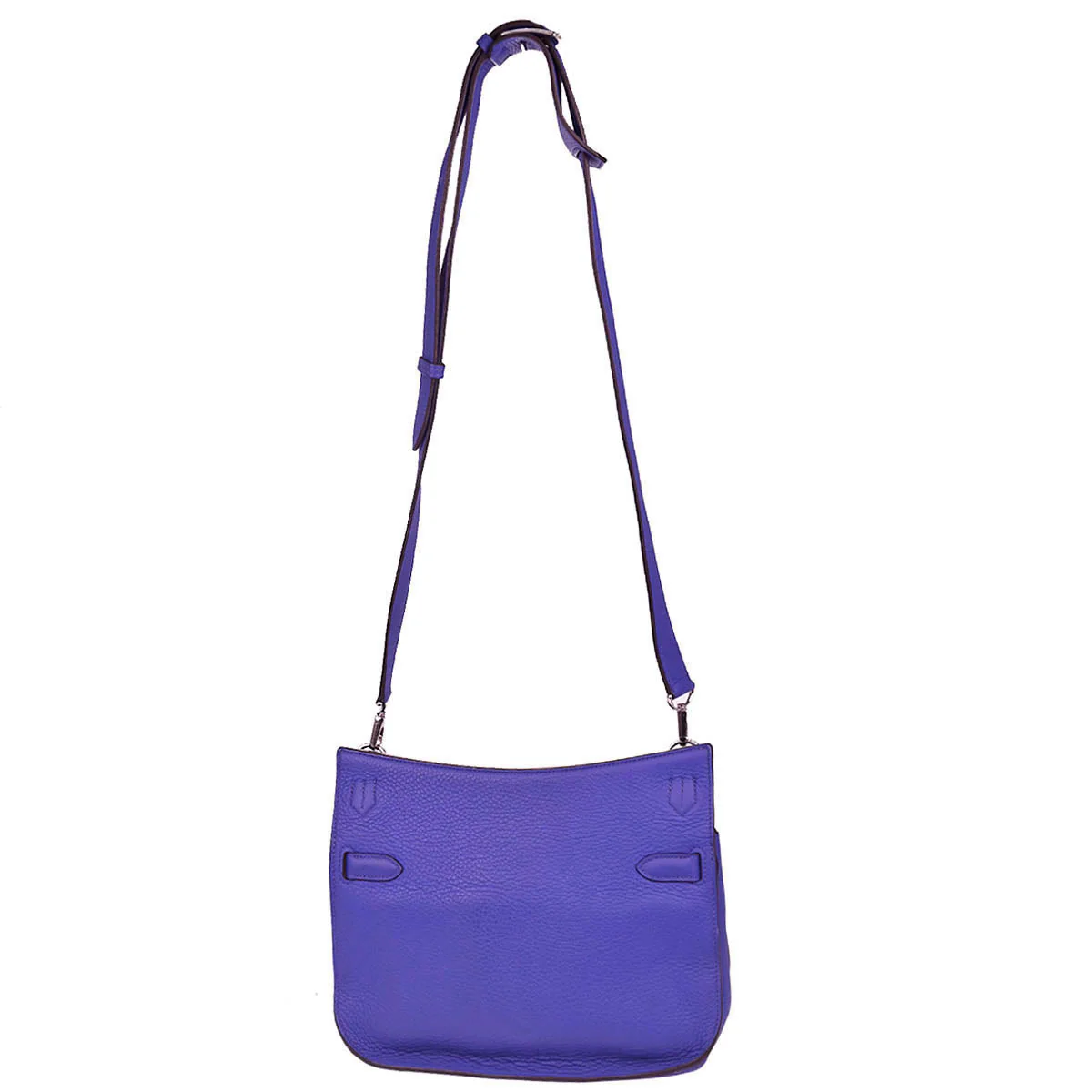 Hermes 2012 Blue Electric Taurillon Clemence Jypsiere 28 Shoulder Bag - Image 2