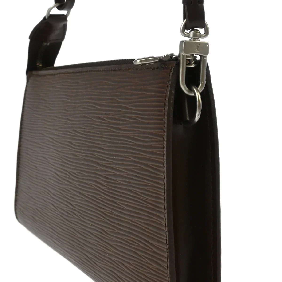 Louis Vuitton 2001 Brown Epi Pochette Accessoires 24 Handbag M5294D - Image 3