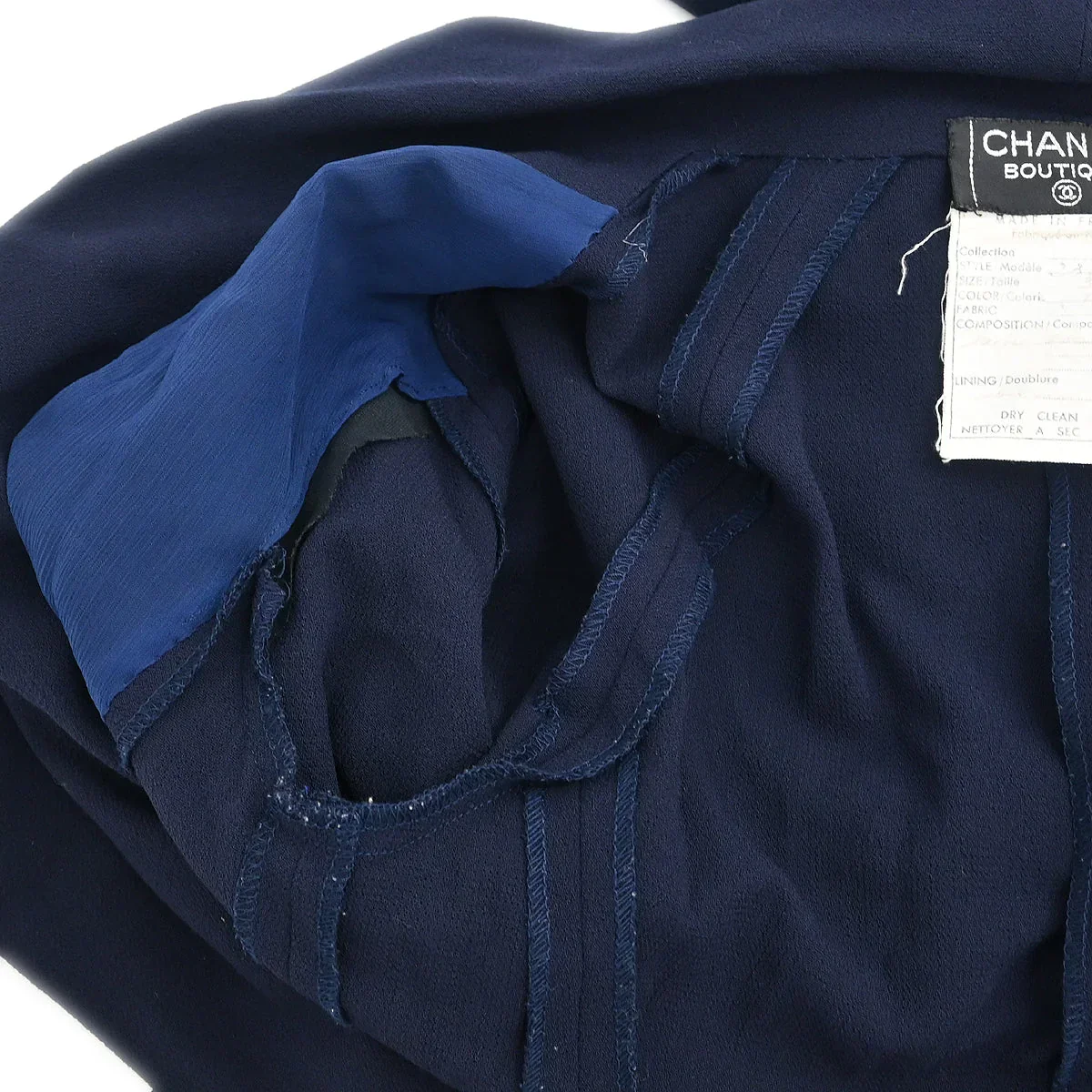 Chanel Dress Navy #34 - Image 7