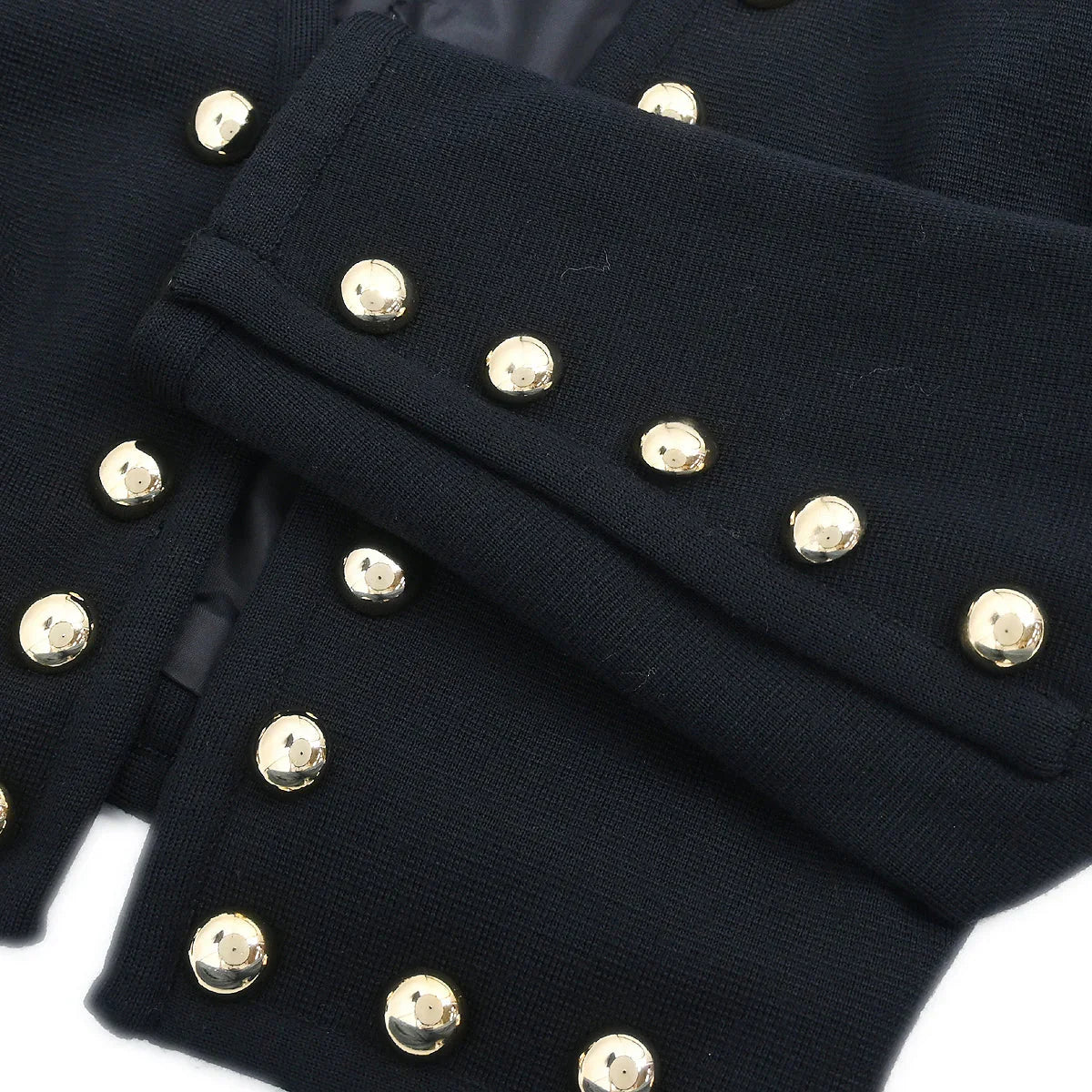 Yves Saint Laurent Setup Suit Jacket Skirt Black #M #9 - Image 5