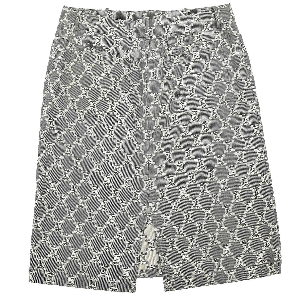 Celine Skirt Macadam Denim Gray #42 - Image 2