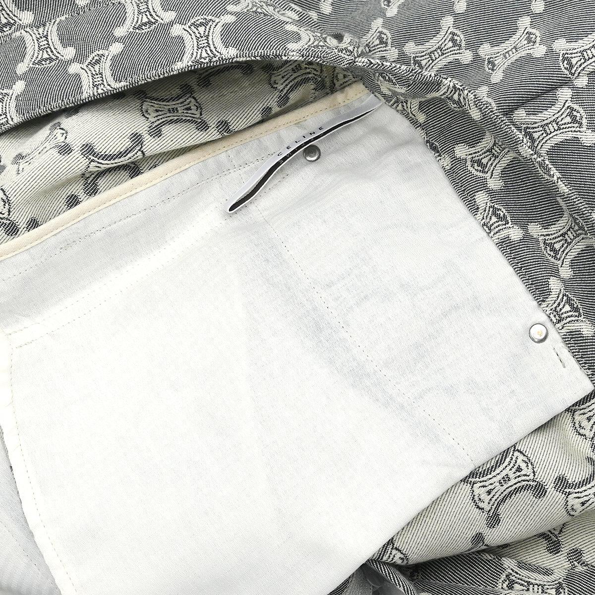 Celine Skirt Macadam Denim Gray #42 - Image 8