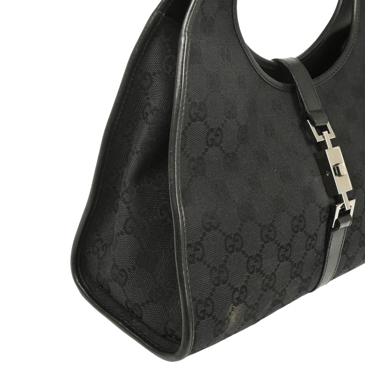 Gucci Black GG Jackie Handbag - Image 3
