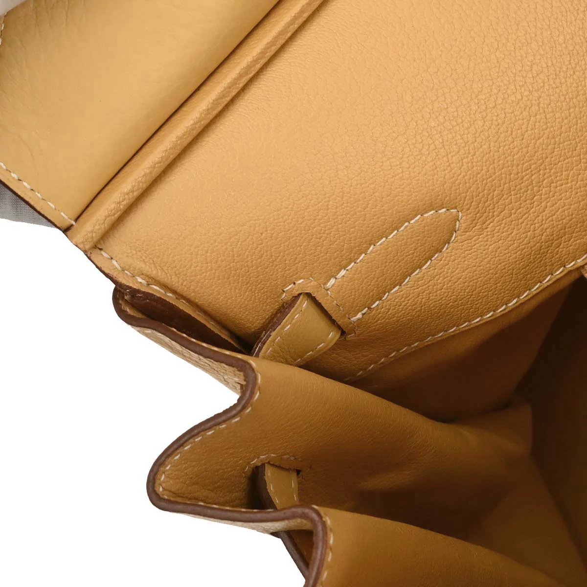 Hermes Natural Sable Taurillon Clemence Birkin 45 Handbag - Image 8