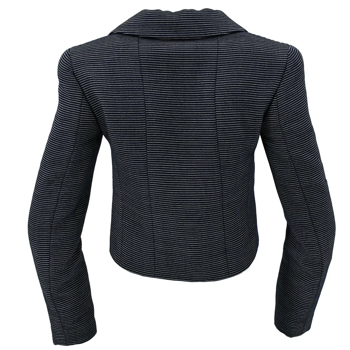 Chanel Jacket Navy Blue 01P #38 - Image 2