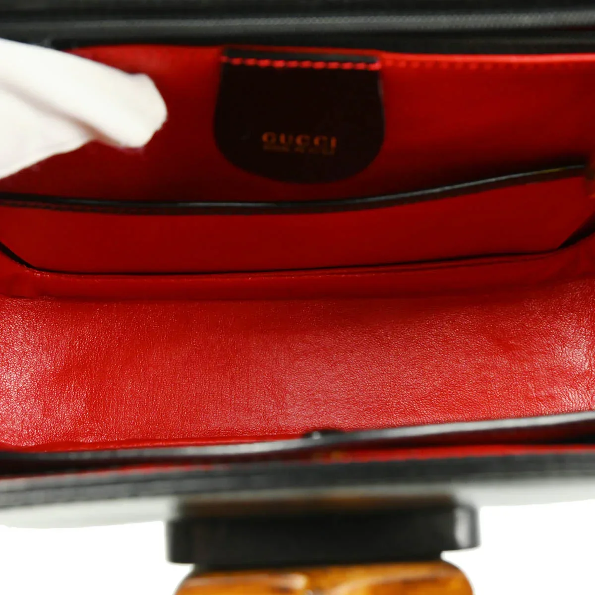 Gucci 1970-1990s Bamboo 2way Shoulder Handbag - Image 8