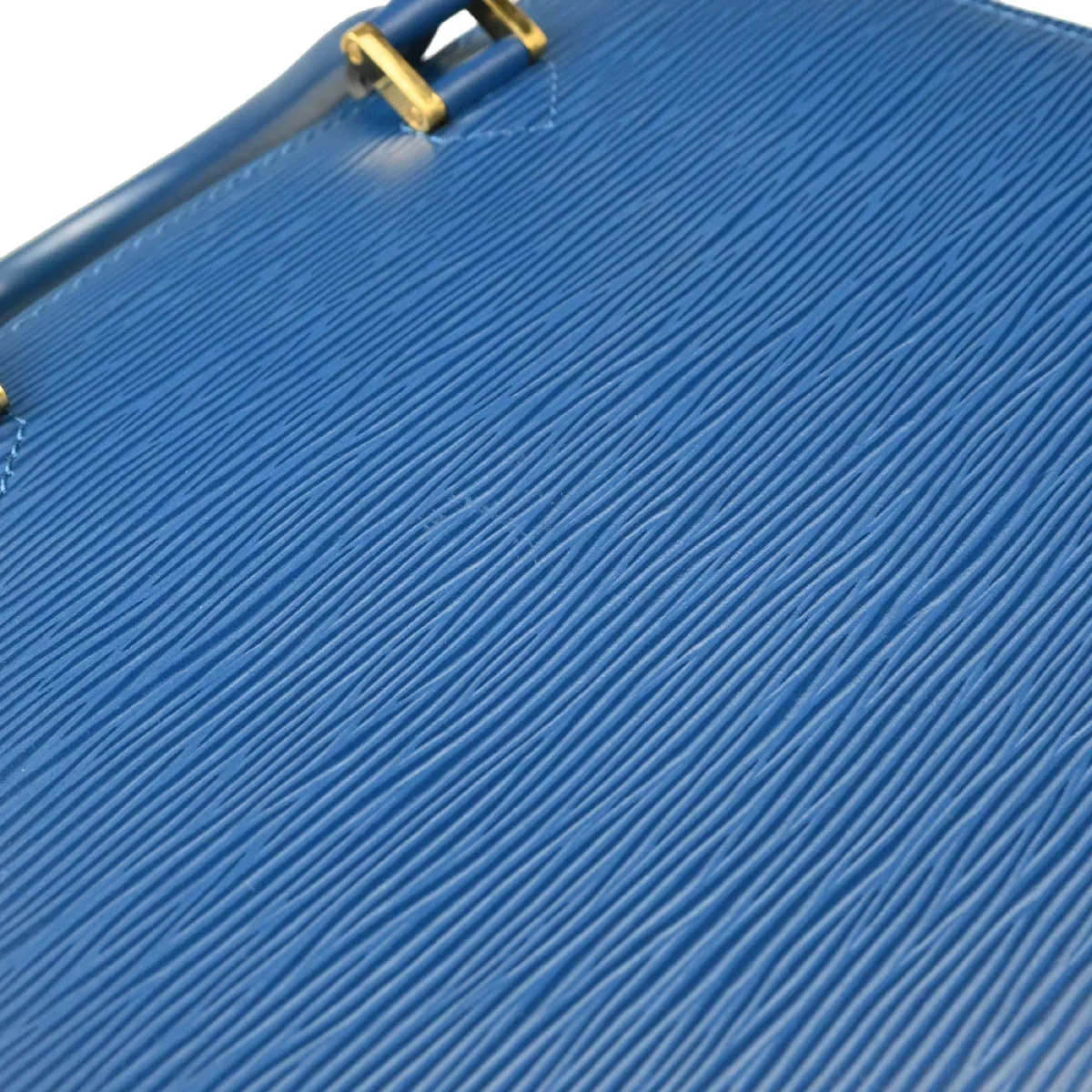 Louis Vuitton 1998 Blue Epi Pont Neuf Handbag M52055 - Image 7