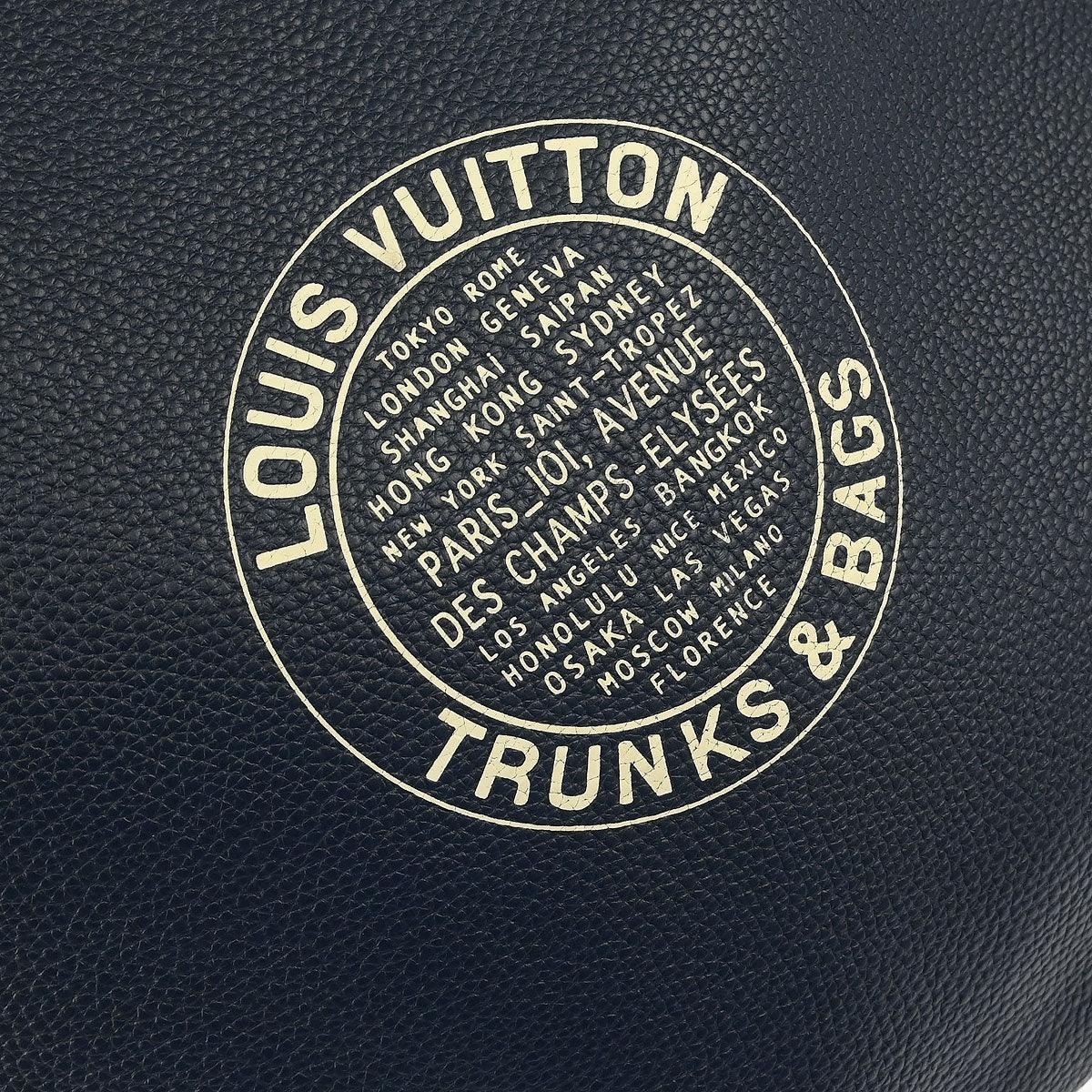 Louis Vuitton 2006 Navy Tobago T & B Shoe Bag Handbag M95149 - Image 5