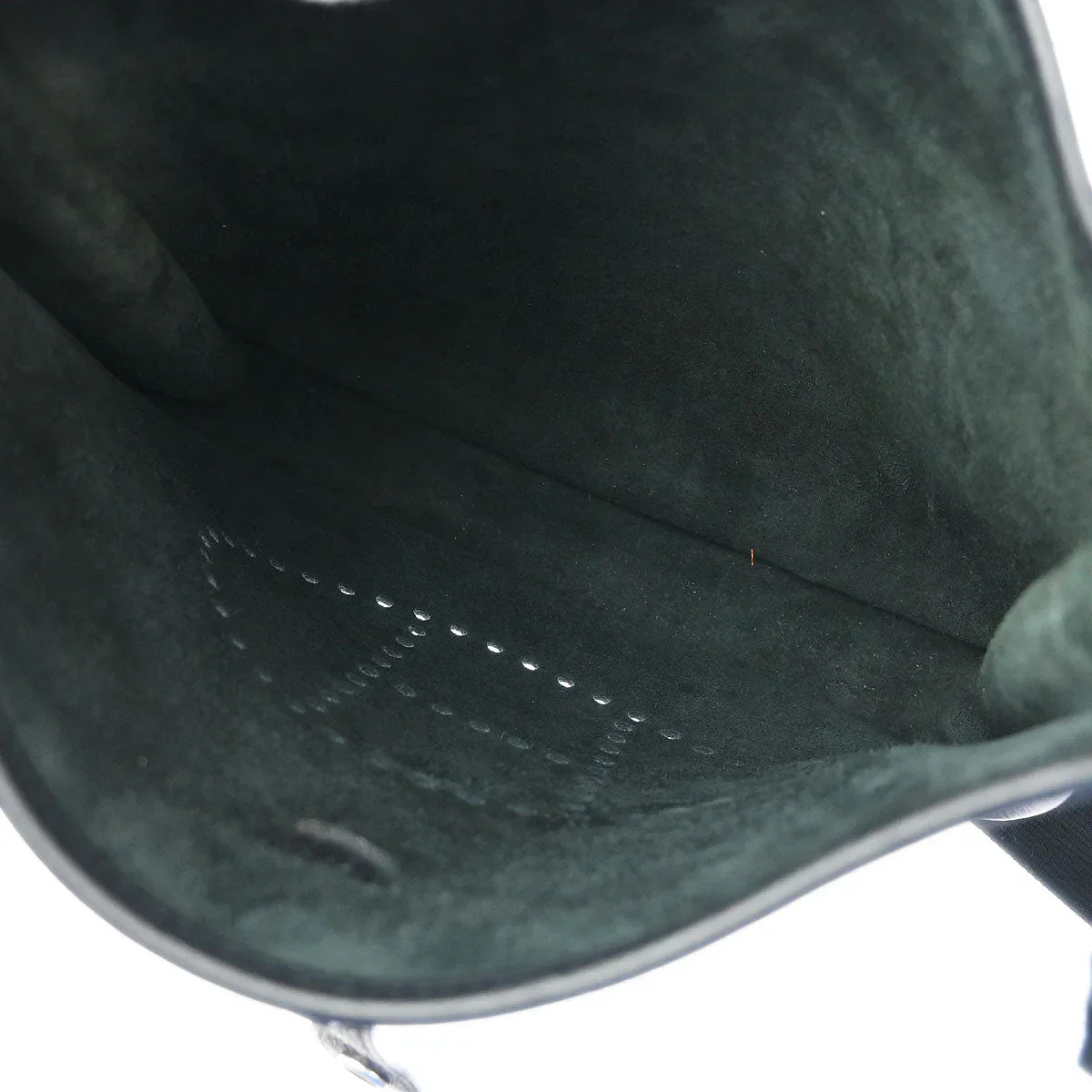 Hermes 2006 Black Taurillon Clemence Evelyne 2 PM Shoulder Bag - Image 10