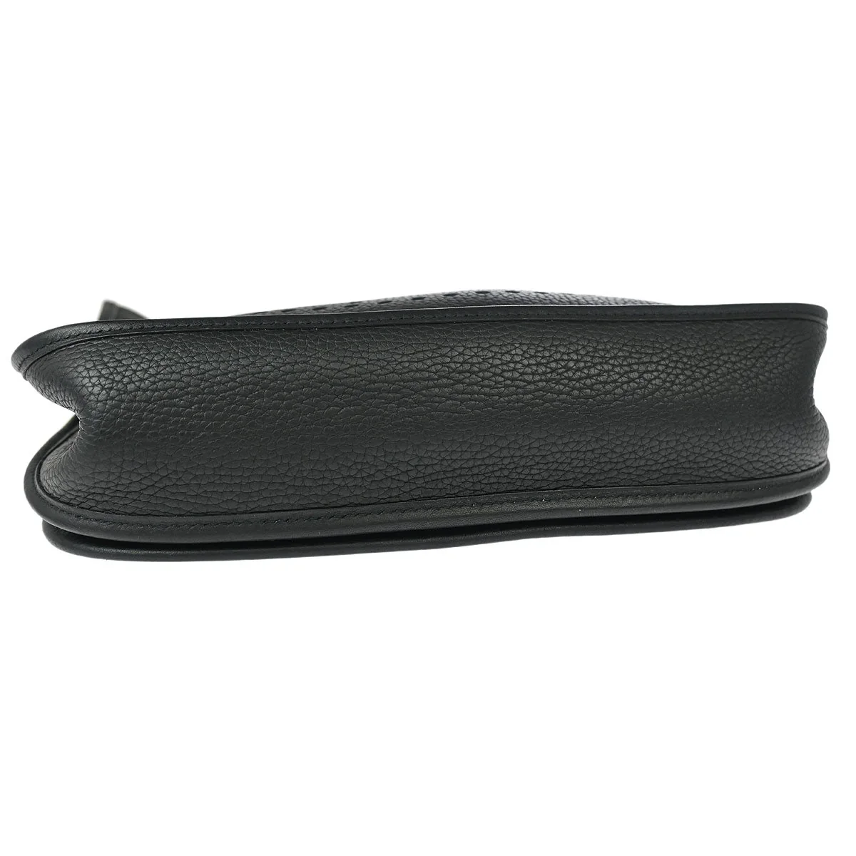 Hermes 2006 Black Taurillon Clemence Evelyne 2 PM Shoulder Bag - Image 3