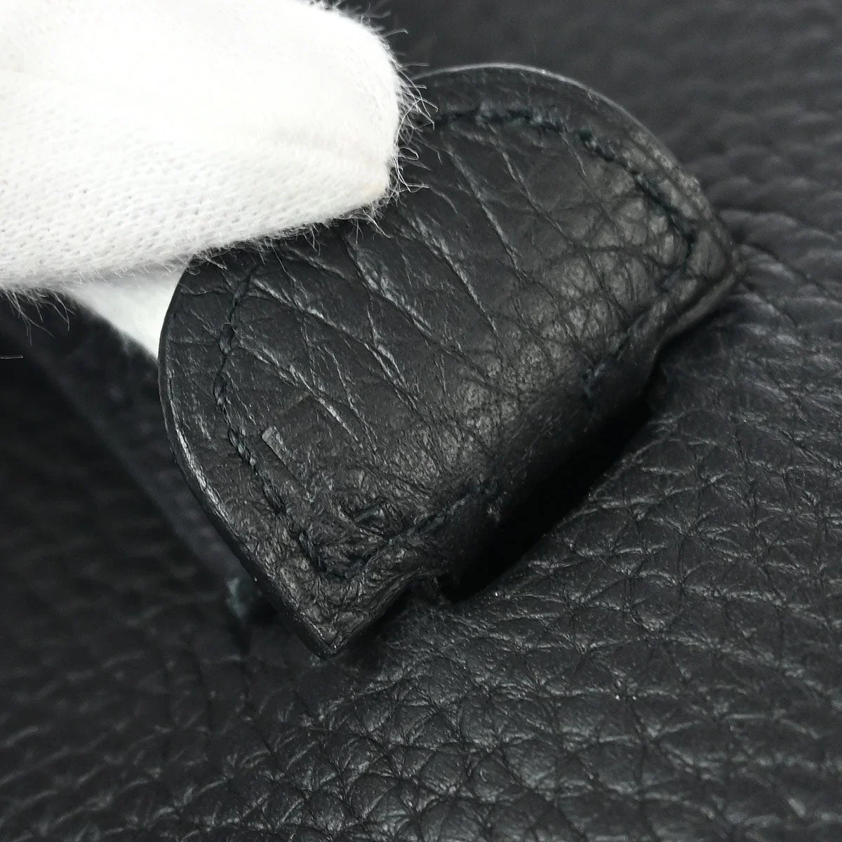 Hermes 2006 Black Taurillon Clemence Evelyne 2 PM Shoulder Bag - Image 7