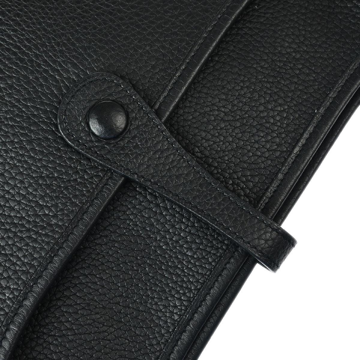 Hermes 2006 Black Taurillon Clemence Evelyne 2 PM Shoulder Bag - Image 8