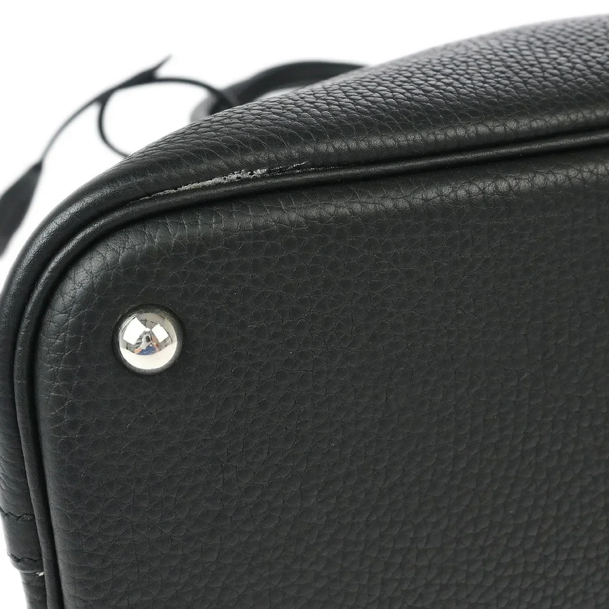 Hermes 2005 Black Taurillon Clemence Bolide 31 2way Handbag - Image 3