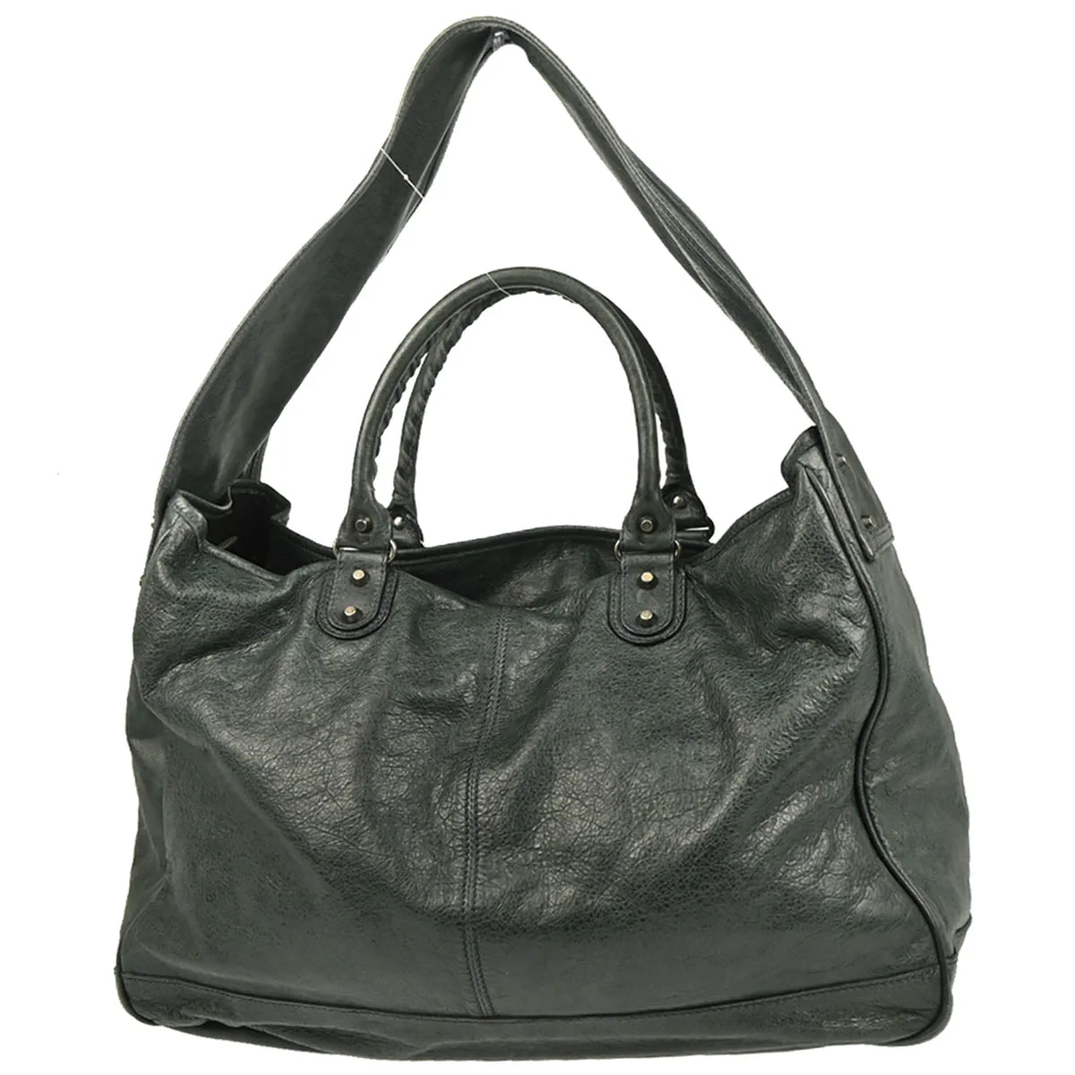 Balenciaga Green Classic Bridge Shoulder Bag Handbag - Image 2
