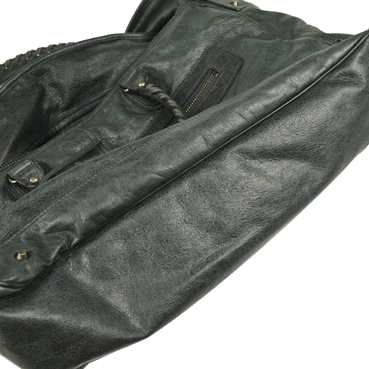 Balenciaga Green Classic Bridge Shoulder Bag Handbag - Image 4