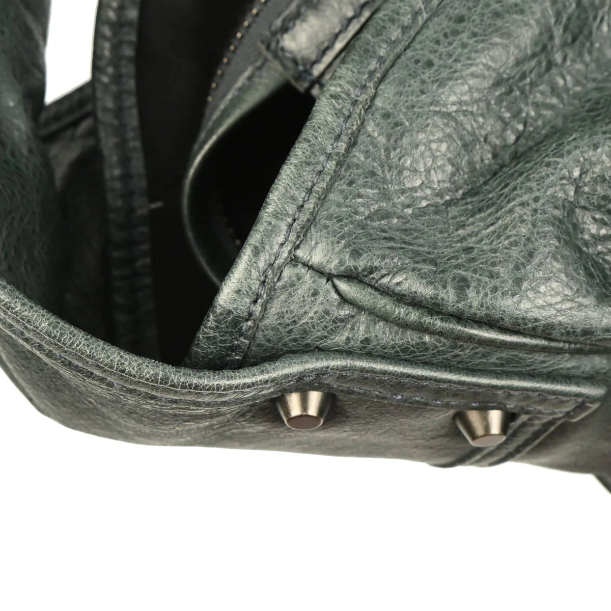 Balenciaga Green Classic Bridge Shoulder Bag Handbag - Image 6