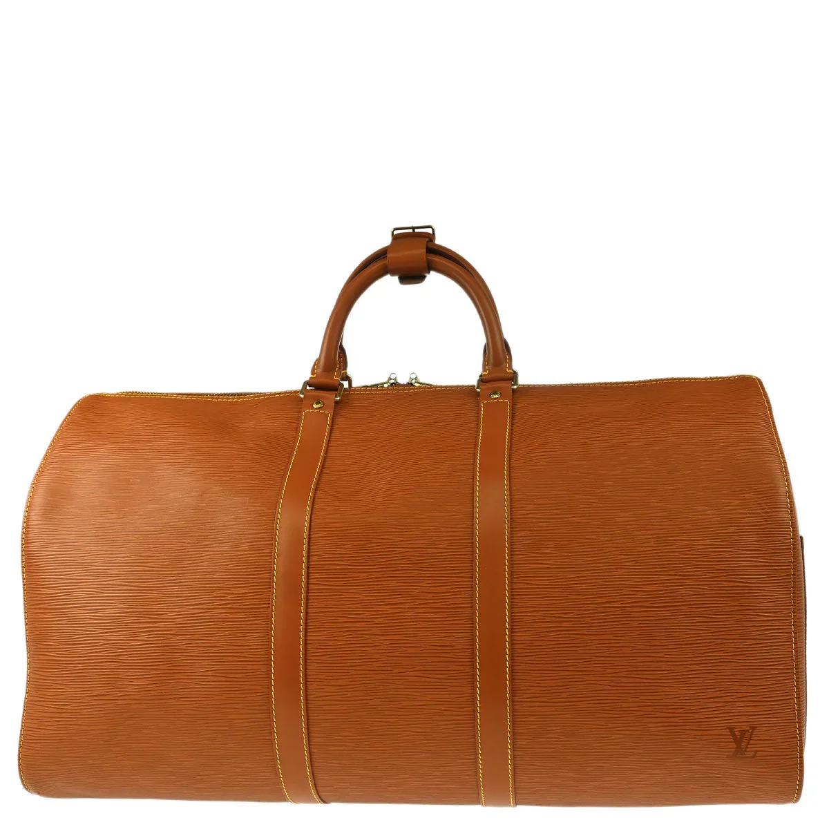 Louis Vuitton 1997 Brown Epi Keepall 50 Travel Handbag M42968 - Image 2