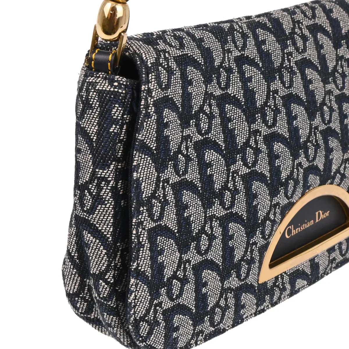 Christian Dior Navy Trotter Malice Handbag - Image 3