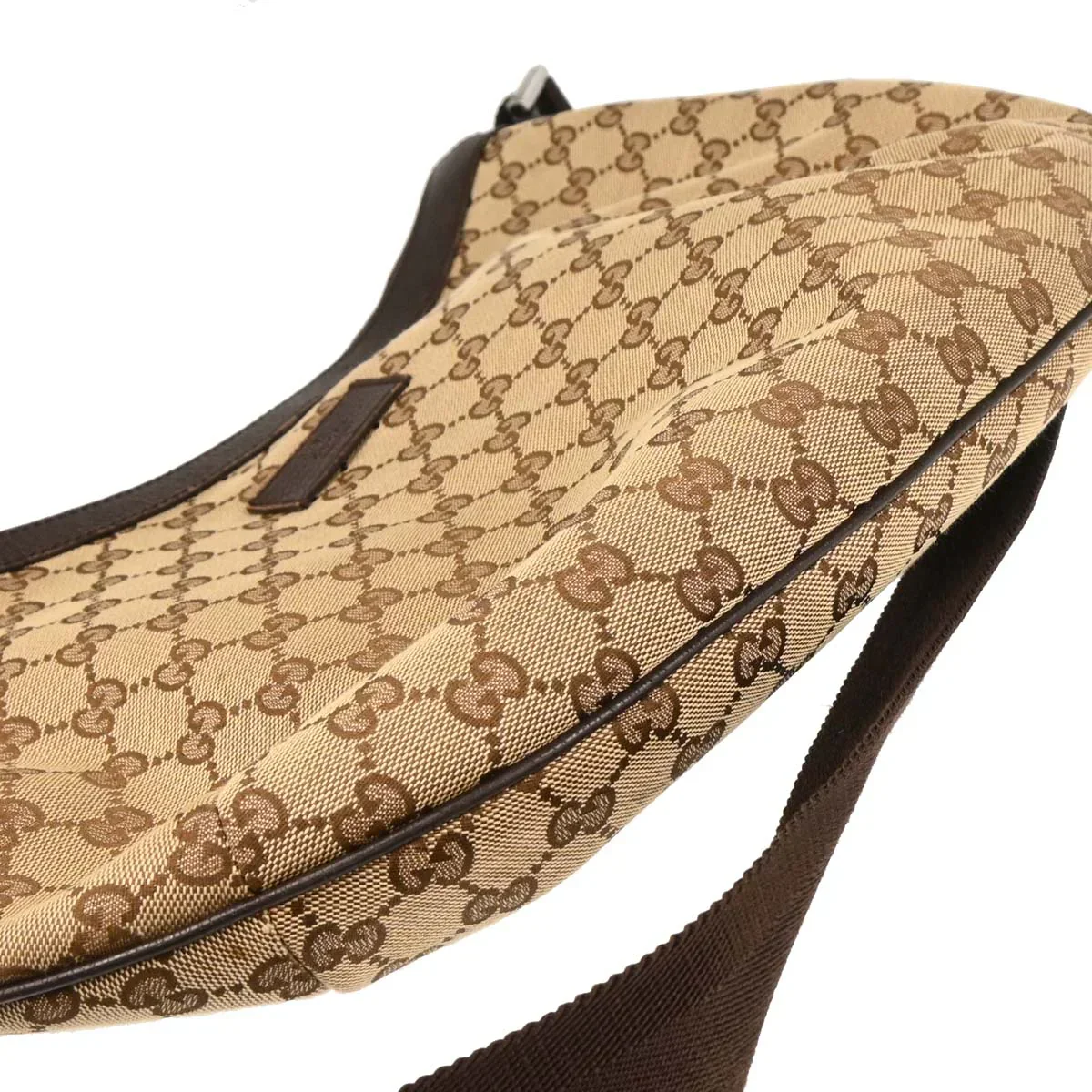 Gucci Beige Canvas GG Hobo Shoulder Bag - Image 4