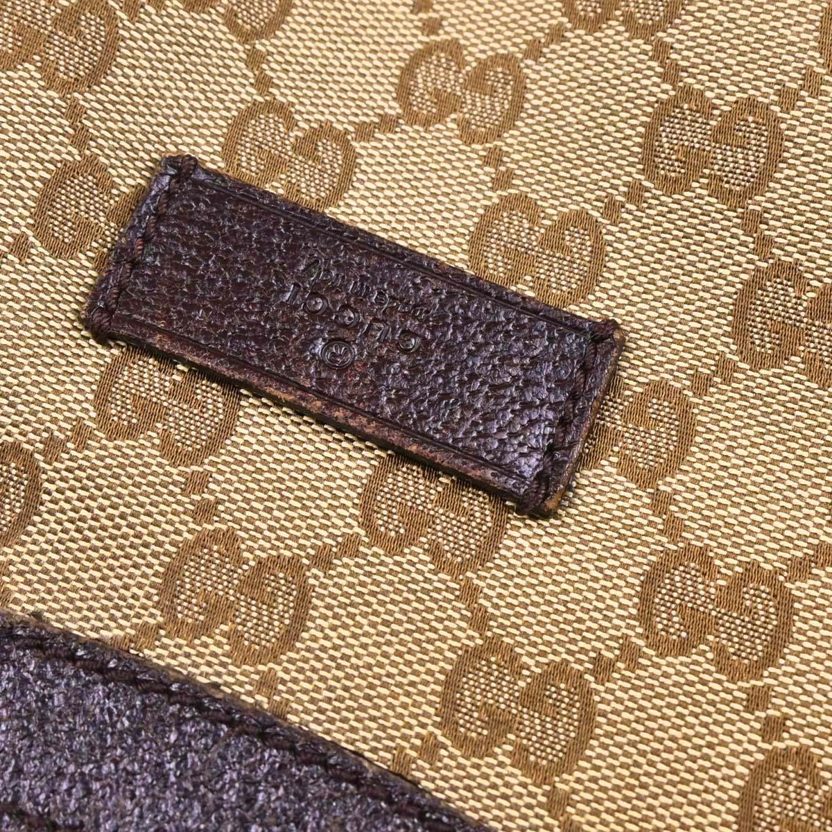 Gucci Beige Canvas GG Hobo Shoulder Bag - Image 7