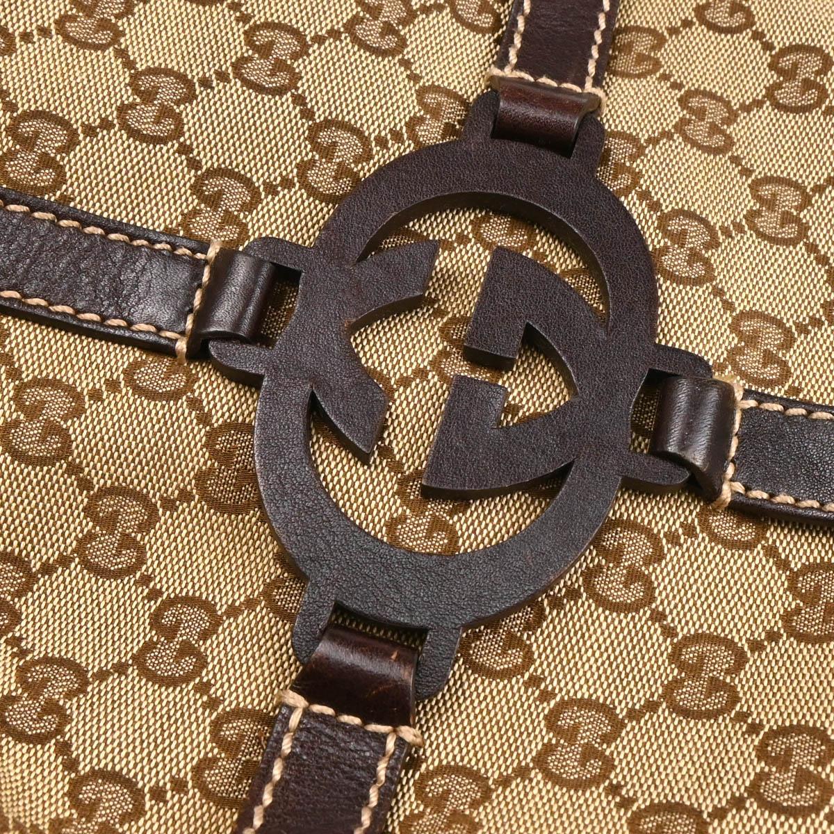 Gucci Beige GG Hobo Handbag - Image 6