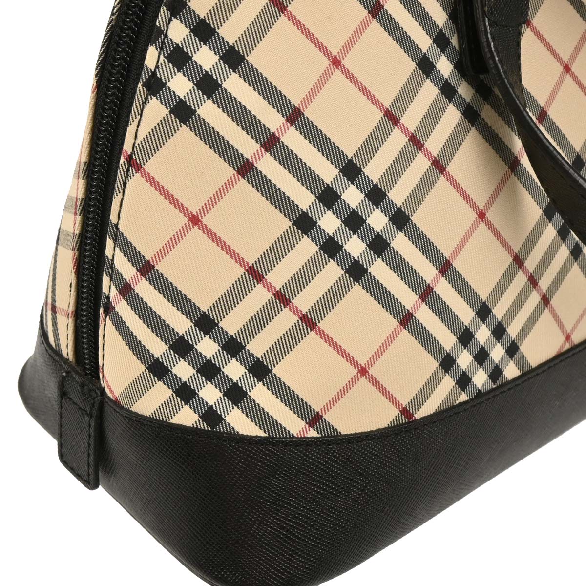 Burberry Beige Burberry Check Handbag - Image 3