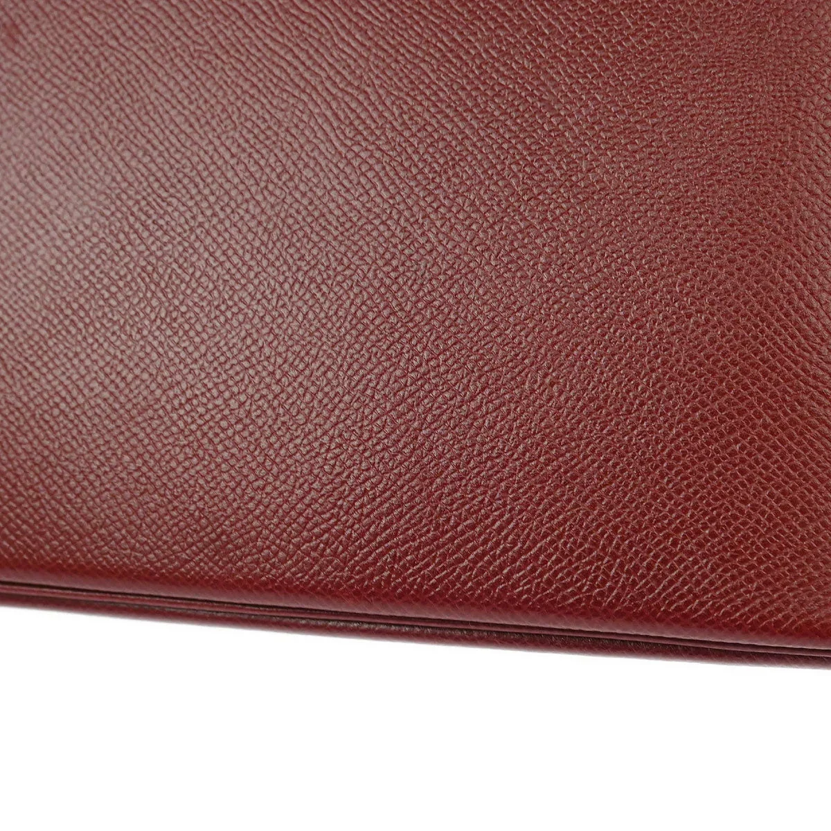 Hermes 1996 Rouge H Courchevel Bolide 27 2way Shoulder Handbag - Image 6
