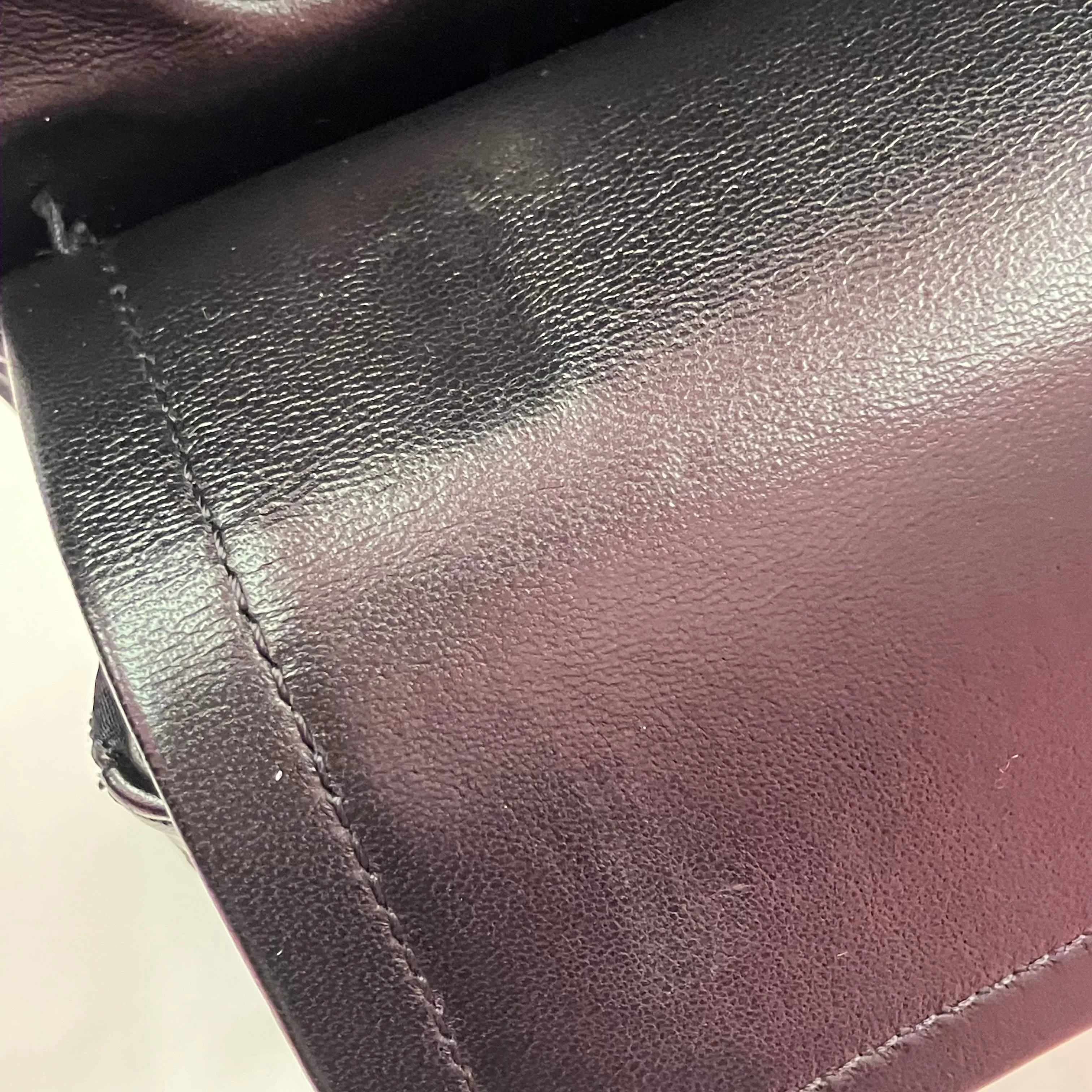 Chanel 2016-2017 Black Satin Airline Medium Classic Double Flap Shoulder Bag - Image 11