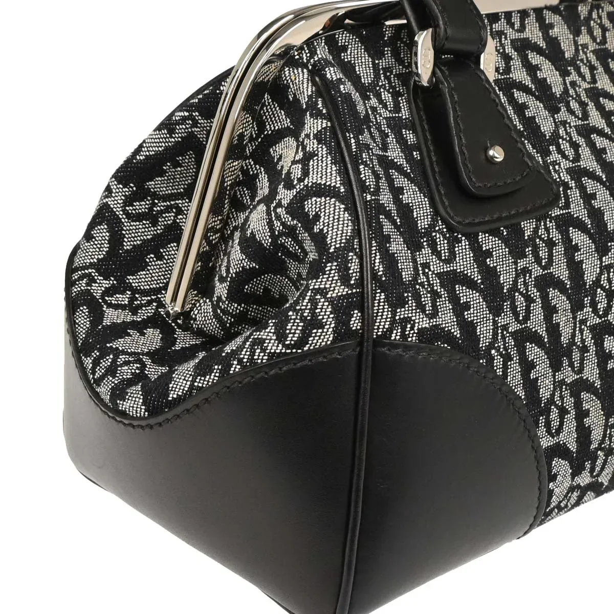 Christian Dior 2005 Black Trotter Handbag - Image 3