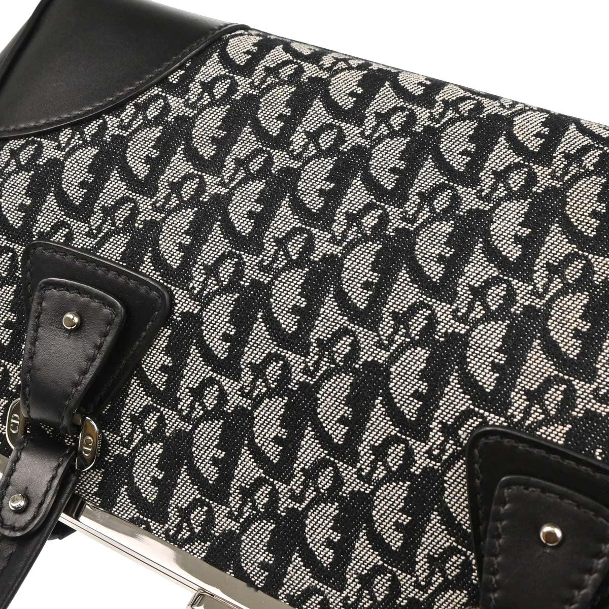 Christian Dior 2005 Black Trotter Handbag - Image 5