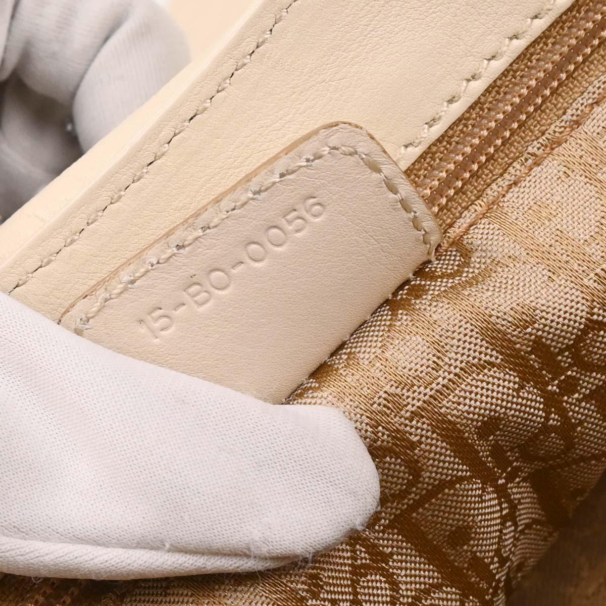 Christian Dior 2006 Ivory Leather Handbag - Image 10