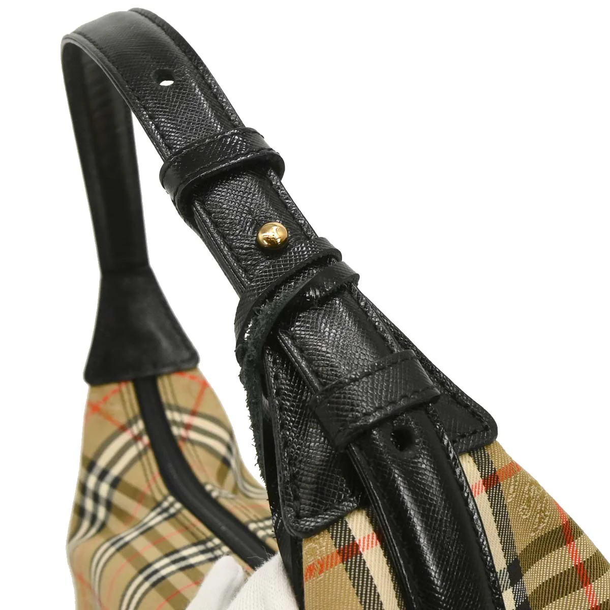 Burberry Beige House Check Tote Handbag - Image 7