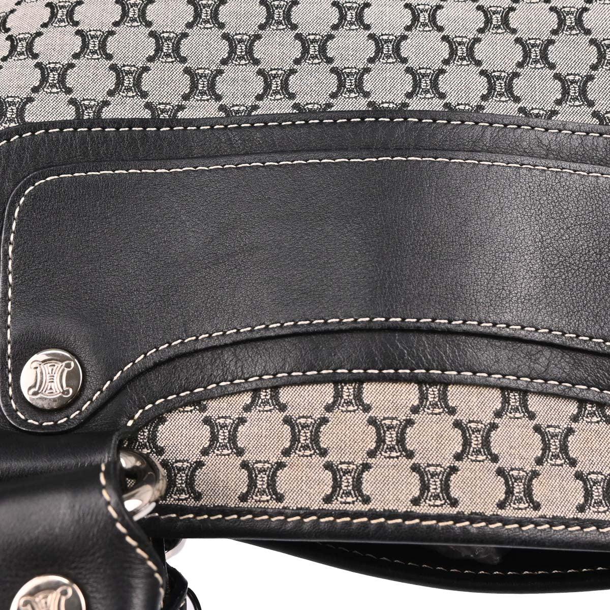 Celine Gray Canvas Macadam Boogie Tote Handbag - Image 5