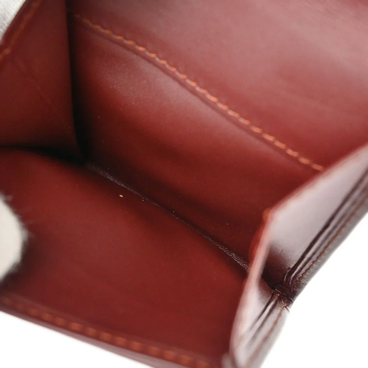 Cartier Coin Purse Wallet Bordeaux - Image 5