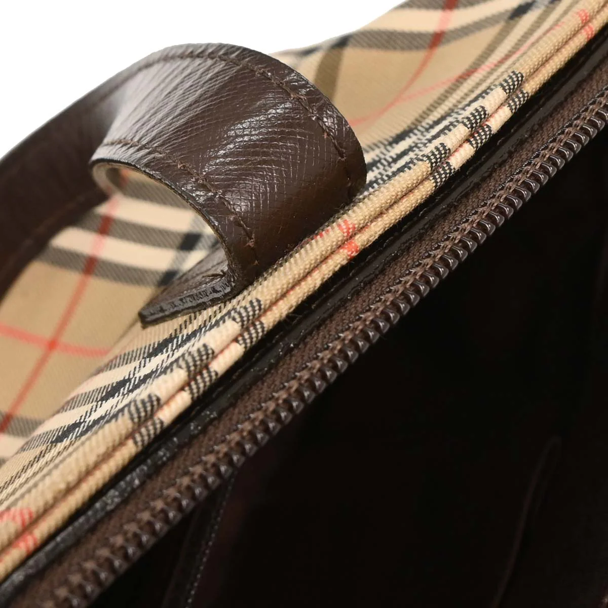 Burberrys Beige House Check Tote Bag - Image 9