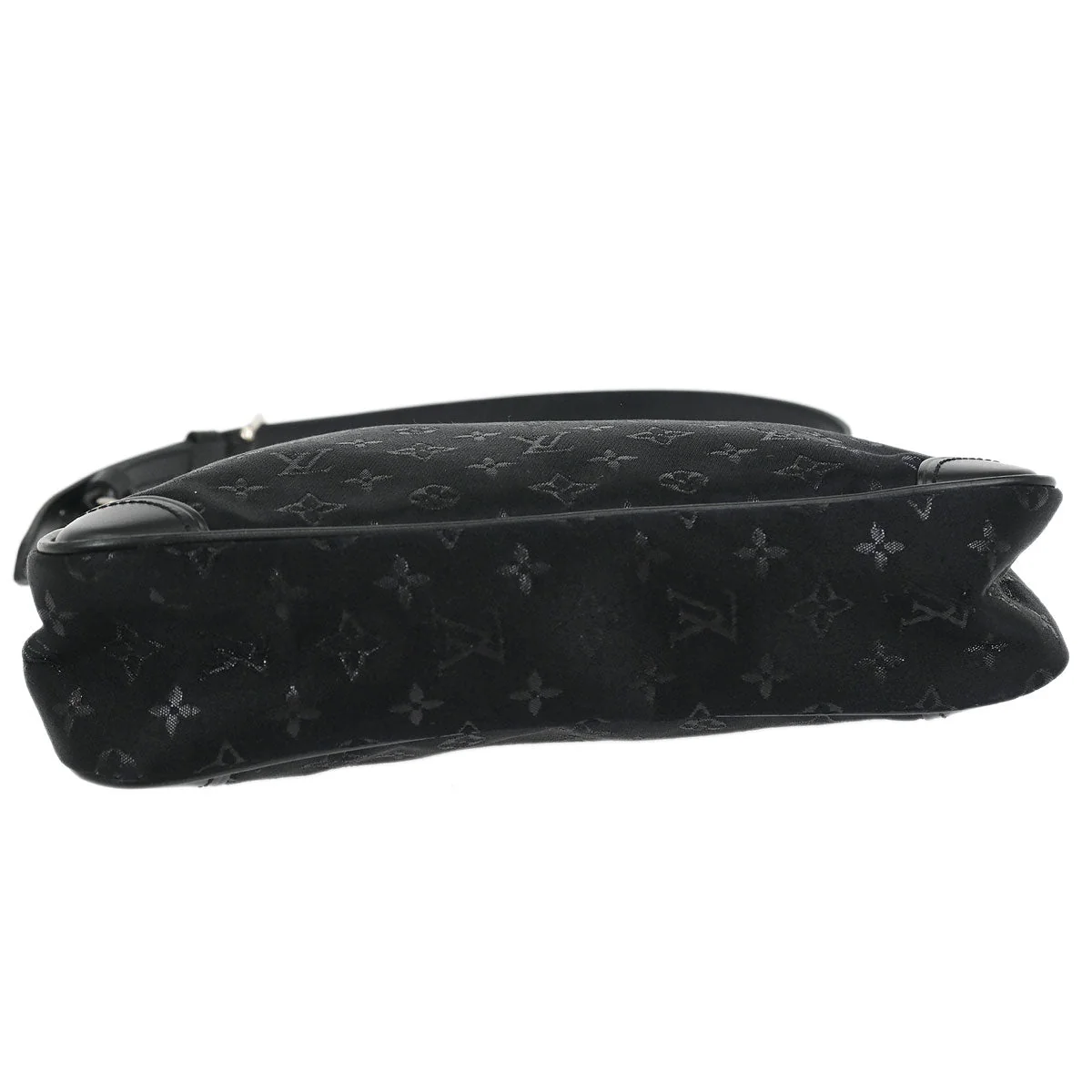 Louis Vuitton Black Monogram Satin Little Boulogne Handbag M92142 - Image 3