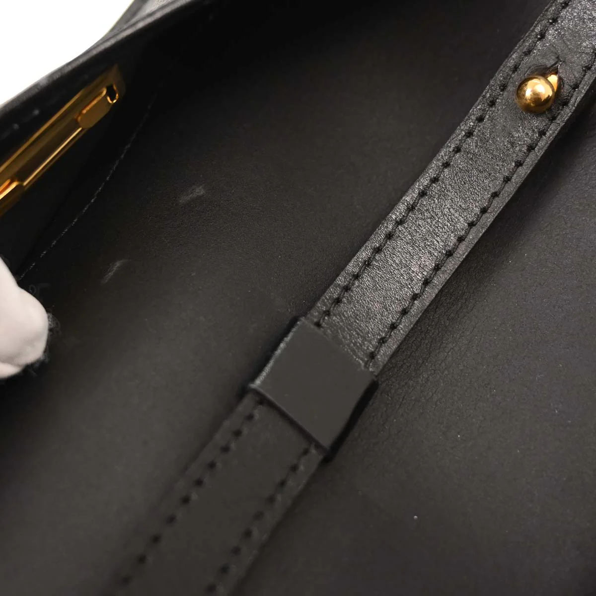 Christian Dior Black PVC Leather Honeycomb 2way Shoulder Handbag - Image 8