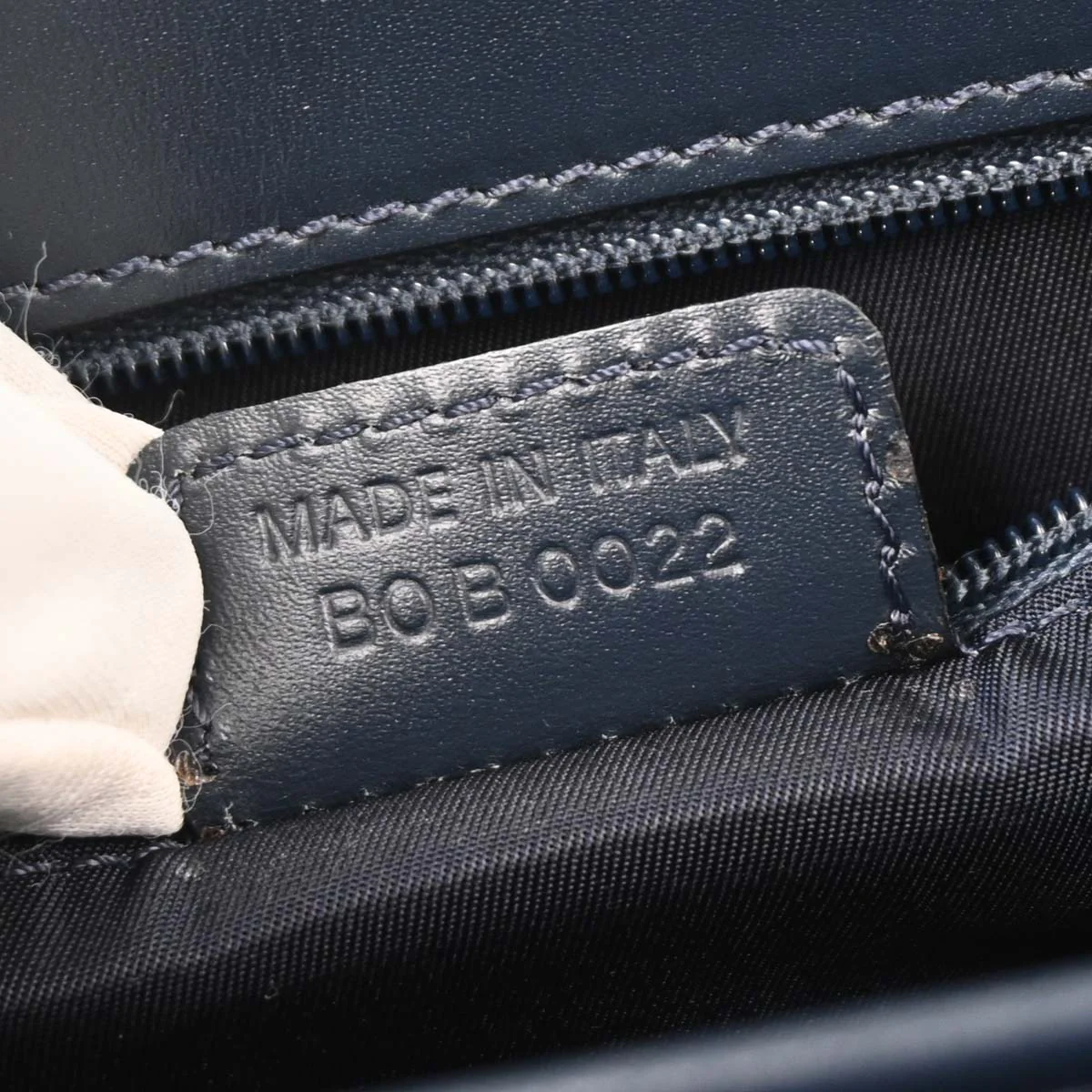 Christian Dior Navy Trotter Handbag - Image 10