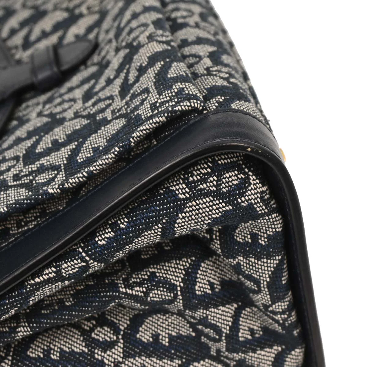 Christian Dior Navy Trotter Handbag - Image 7