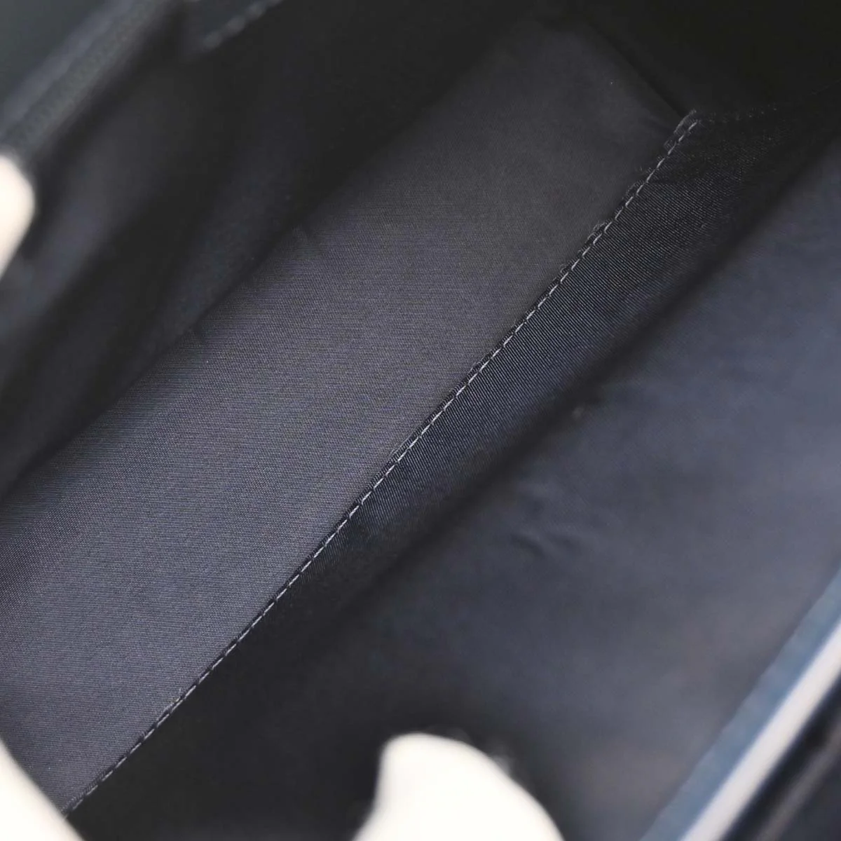 Christian Dior Navy Trotter Handbag - Image 8