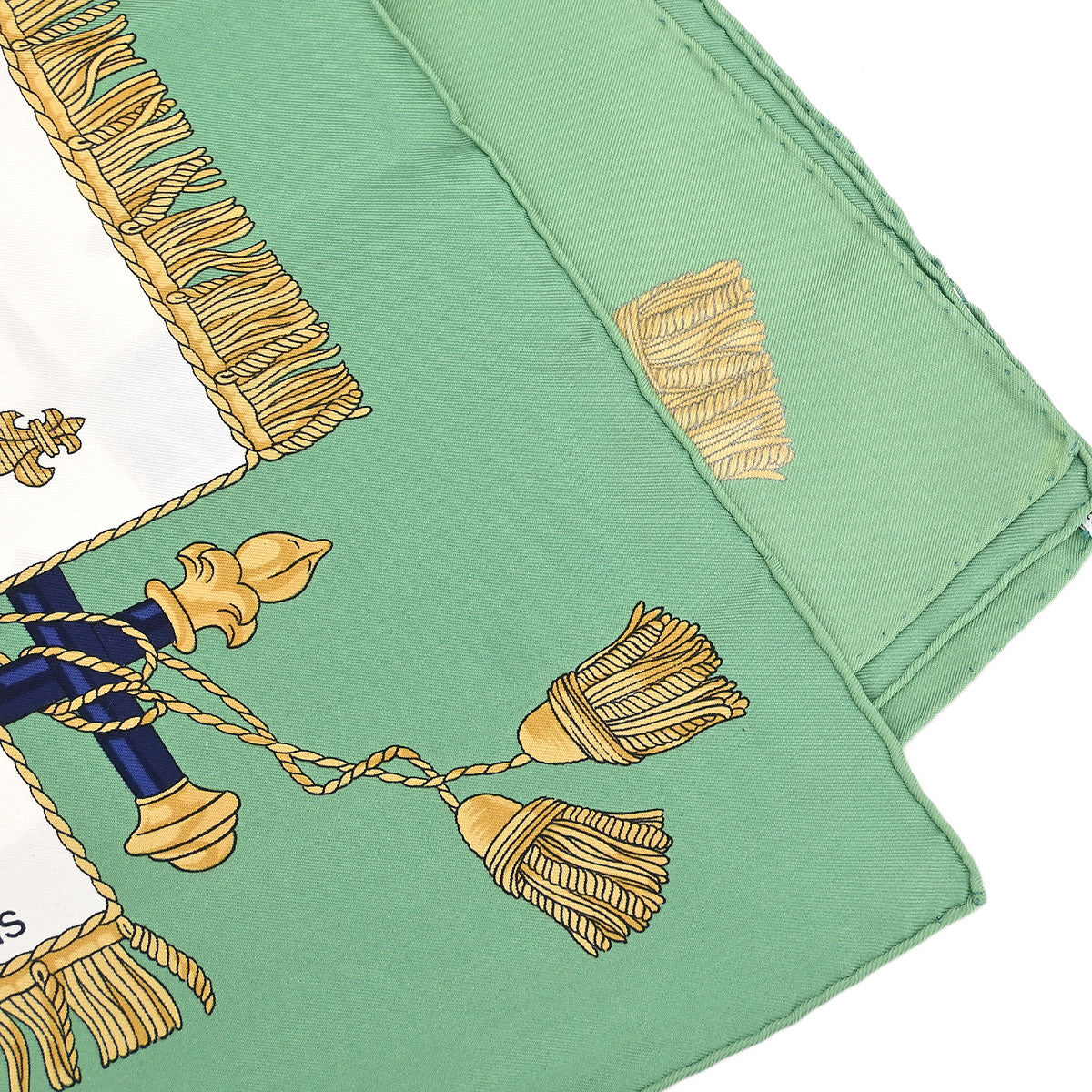 Hermes Scarf Carre 90 Vue du Carrosse de la Galère la Réale Small Good - Image 3